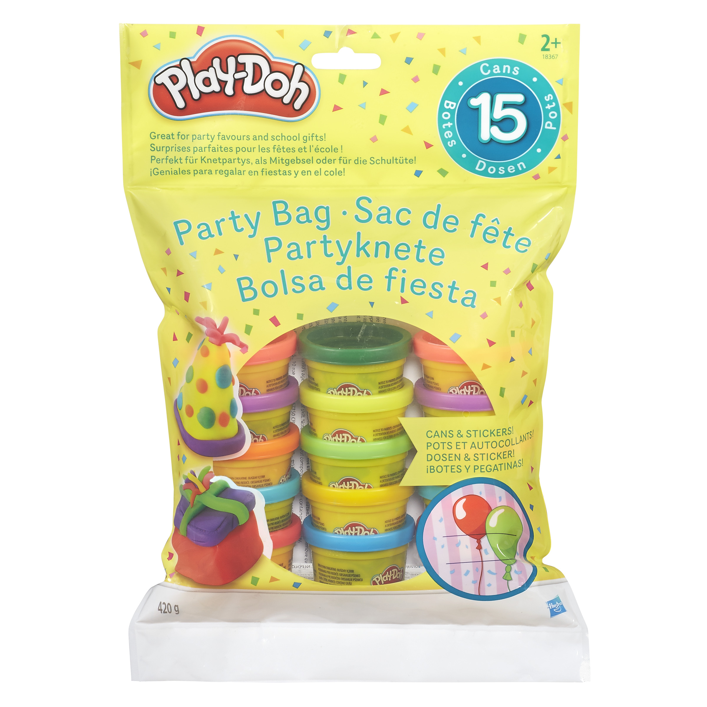 Pack 50 Mini Botes de Plastilina Play Doh