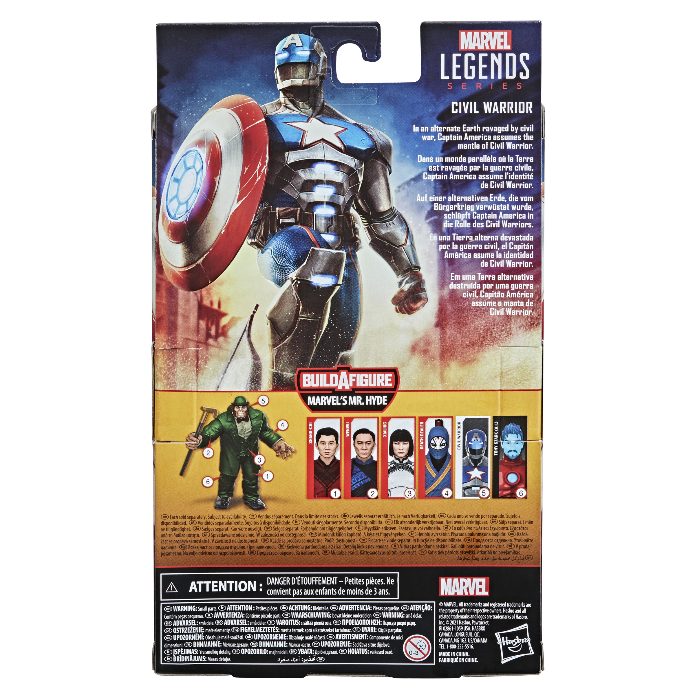 marvel legends civil warrior 2021