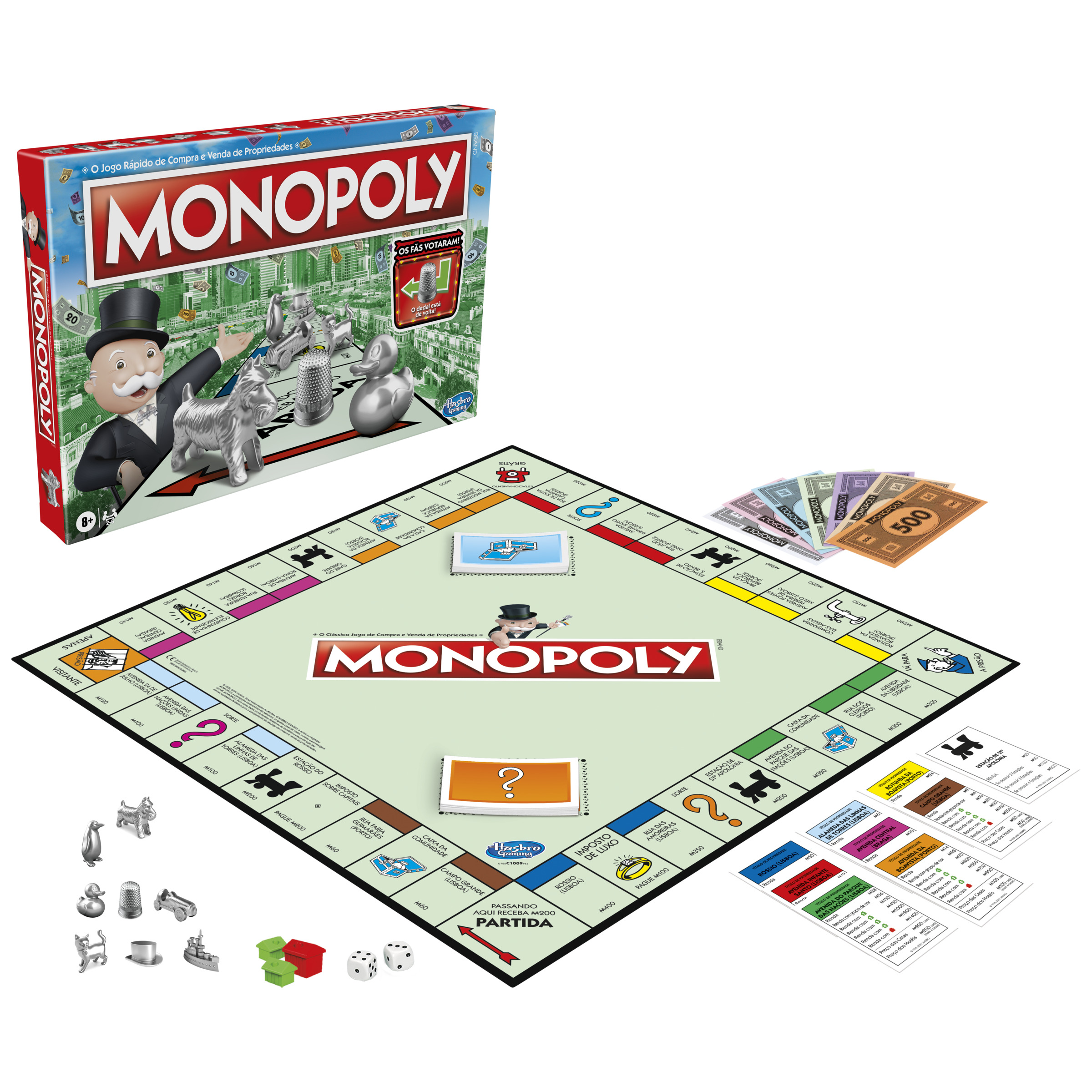 Juego De Mesa Monopoly Clasico Original Hasbro Planeta Jugue