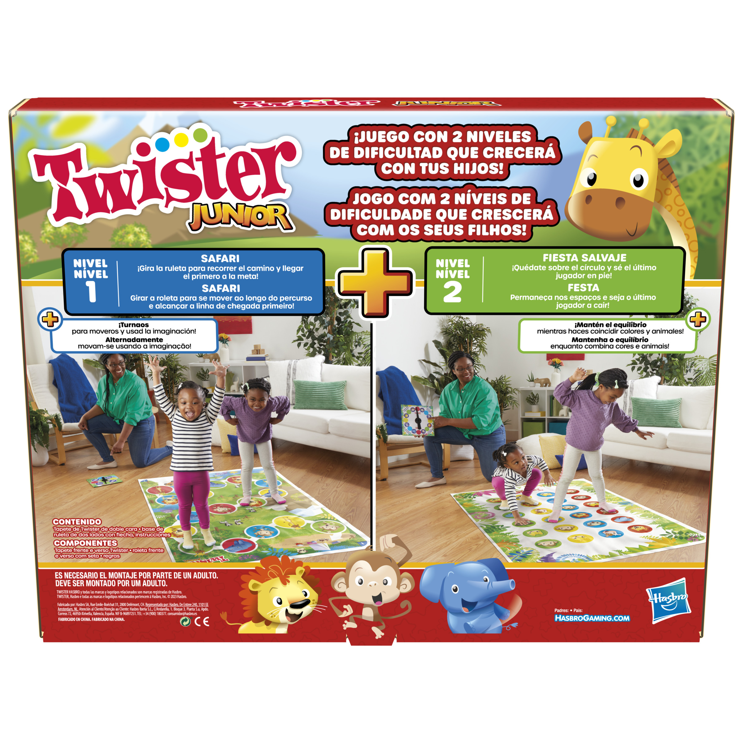 JUEGO TWISTER JUNIOR (VERSION MULTILIN) - Figura - Hasbro Gaming  - 3 AÑOS+ - details 1